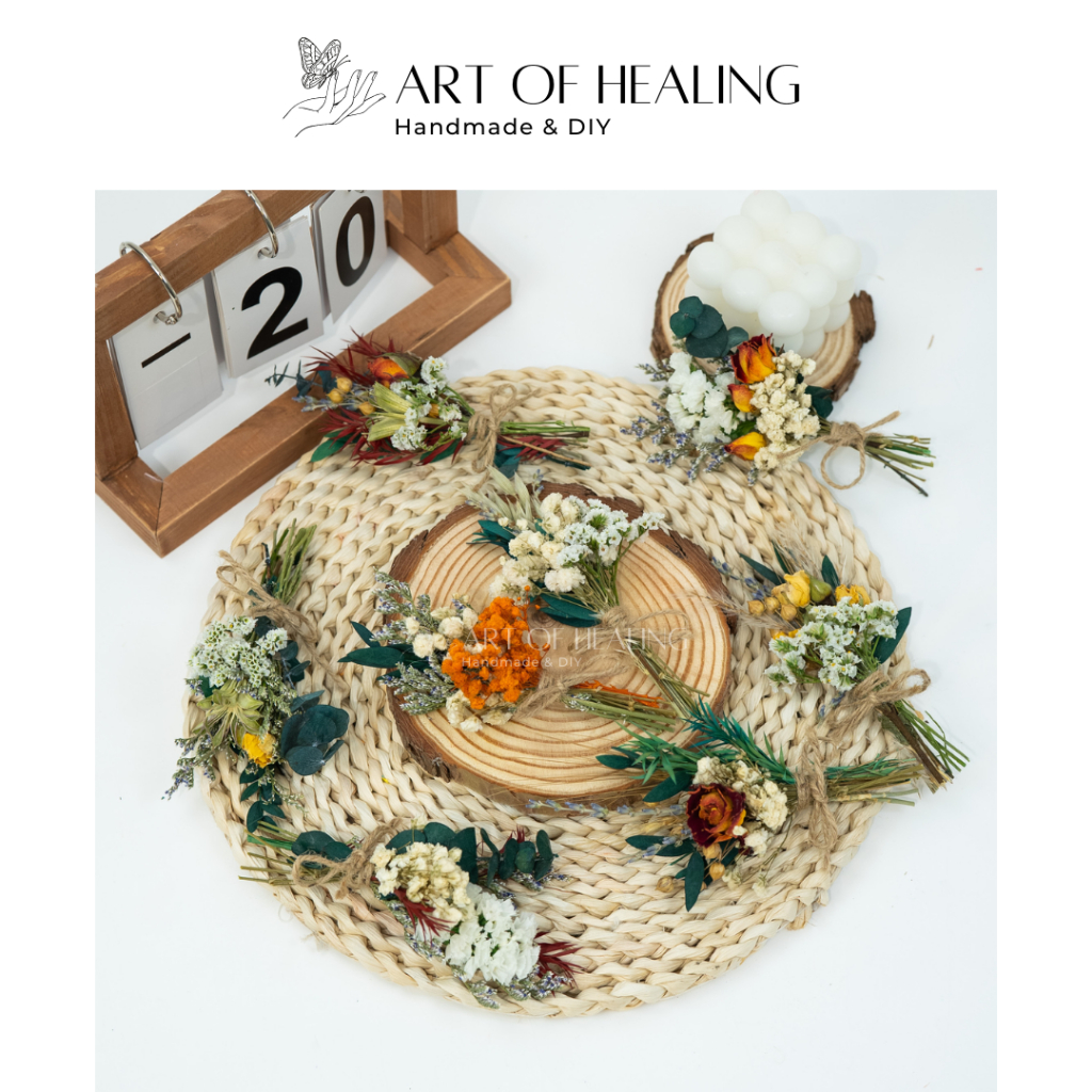 [AOH - Art of Healing] Bó hoa khô mini size 10-15cm Mẫu 100->149 ghép ...