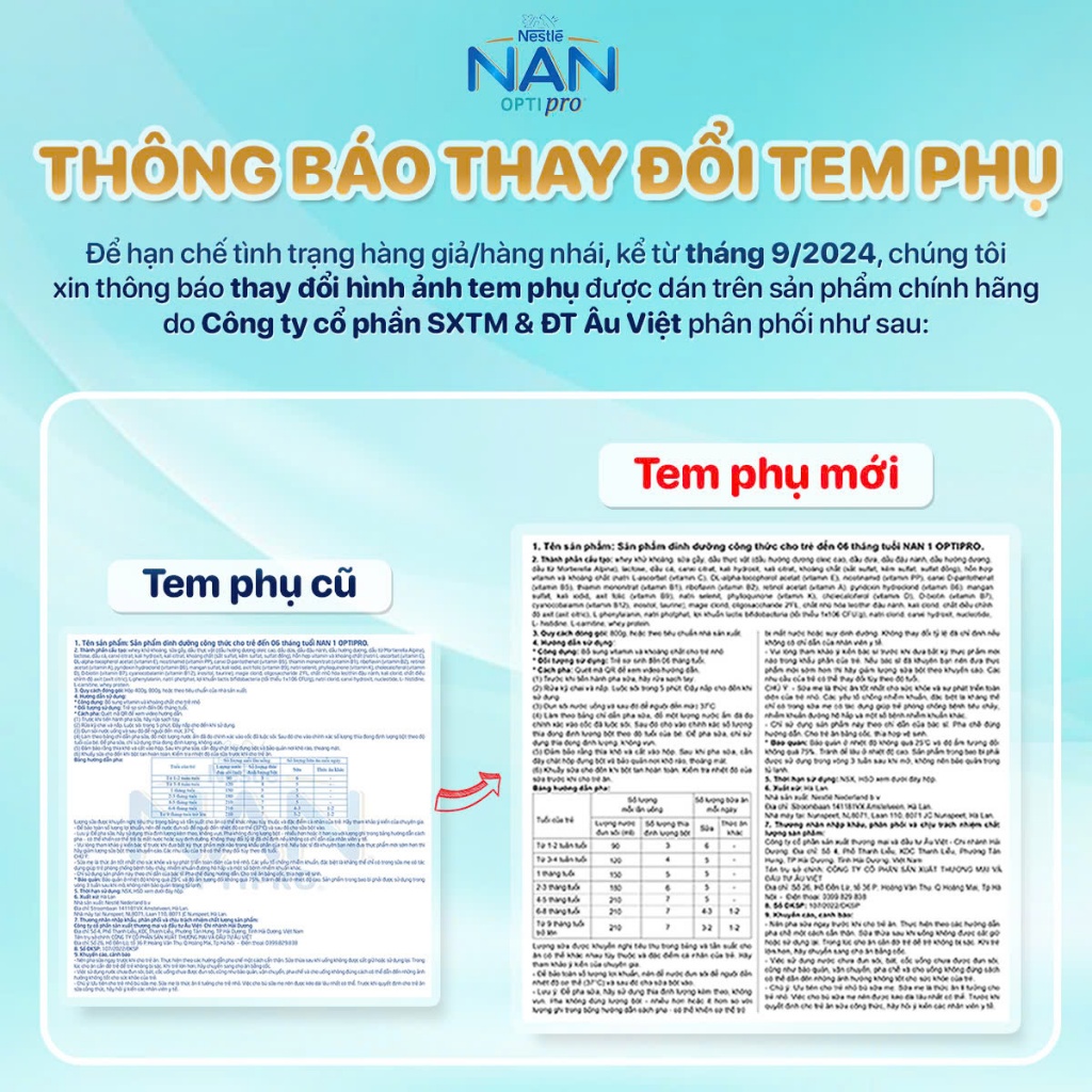 Ảnh 2 THÙNG Lon Sữa Nan Nga HMO Optipro số 1 Mamako Bổ Sung Dinh Dưỡng Cho Bé 0-6M Hộp 800g 3