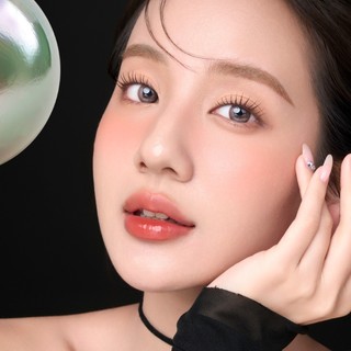 Kính áp tròng VIVIMOON LENSPRESSO cận nâu xám hồng cho mắt thở CHERRY, lens 06 tháng