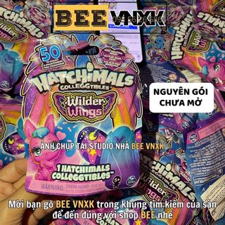 Túi mù Trứng Hatchimals có cánh mùa 9 VNXK - Blindbox Colleggtibles Wilder Wings BEE VNXK