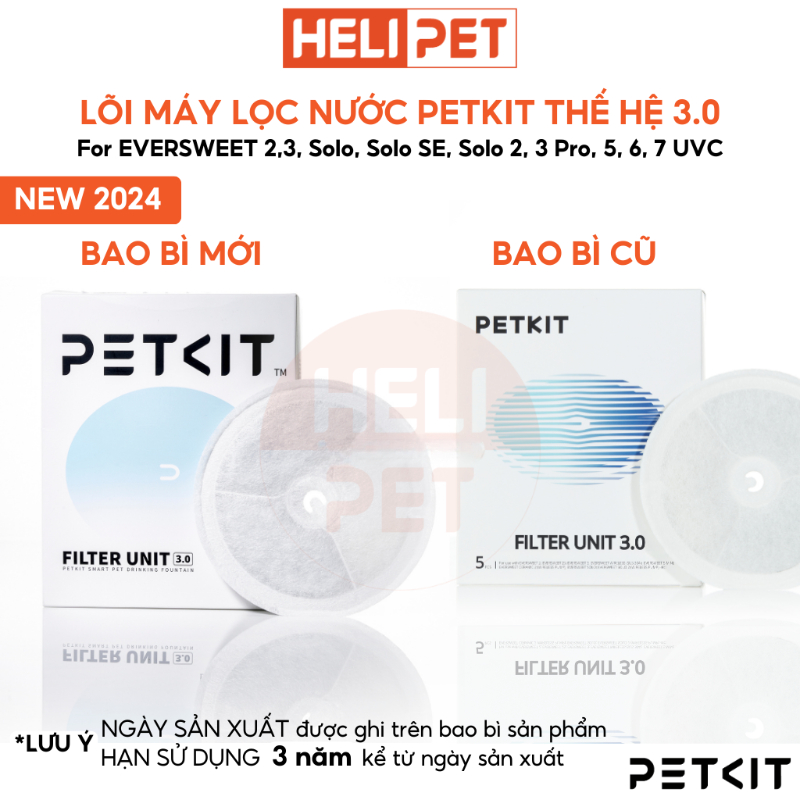 Ảnh Lõi Lọc Nước PETKIT Dùng Cho Eversweet Solo, Solo SE, 2, 3, 6,7 thế hệ 3.0 - HeLiPet 2