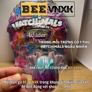 Túi mù Trứng Hatchimals có cánh mùa 9 VNXK - Blindbox Colleggtibles Wilder Wings BEE VNXK