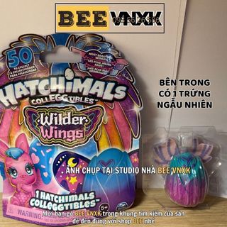 Túi mù Trứng Hatchimals có cánh mùa 9 VNXK - Blindbox Colleggtibles Wilder Wings BEE VNXK