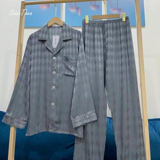 Đồ ngủ nam lụa dài tay mặc nhà, pyjama nam cao cấp lụa dài tay (Kèm ảnh thật) - Since Then