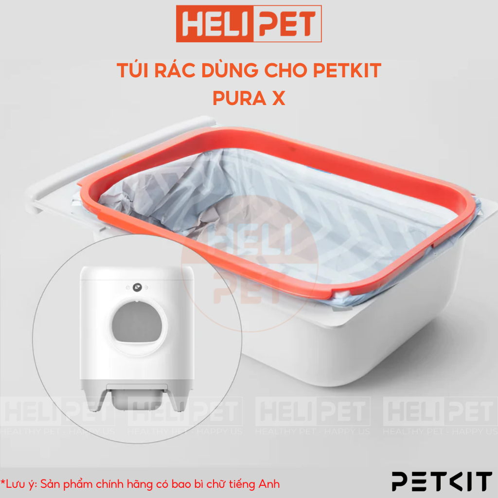 Ảnh Túi Đựng Rác PETKIT Dùng Cho Máy Vệ Sinh Tự Động Cho Mèo Pura X và Pura Max PETKIT - HeLiPet 2