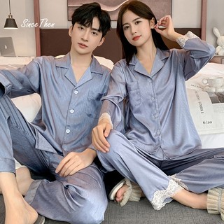 Đồ ngủ đôi nam nữ mặc nhà, Pyjama đôi cao cấp (Có ảnh cận vải) - Since Then
