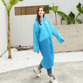Áo Mưa Tiện Lợi Dáng Dài, Gấp Gọn Dễ Mang, Nhẹ Mát, Màu Trẻ Trung, Mặc Đẹp, Tái Sử Dụng Nhiều Lần