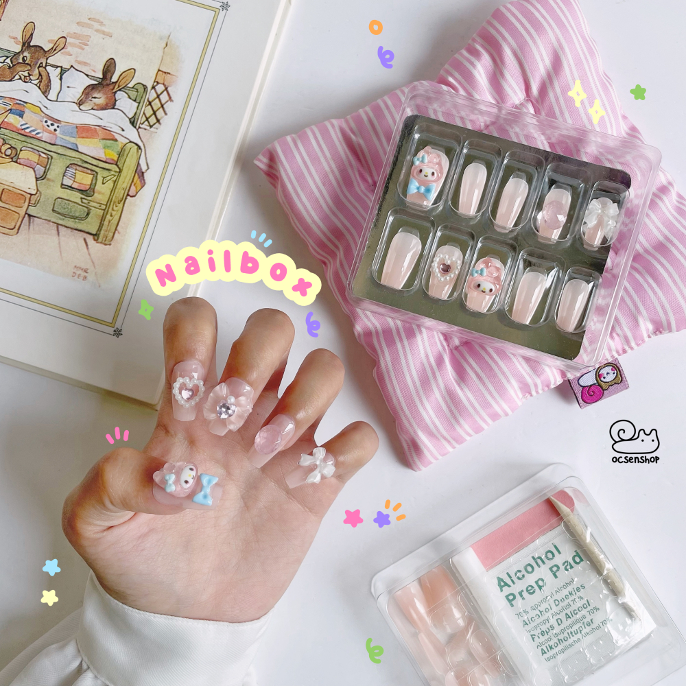 Bộ nail Ốc Sên 24 móng