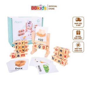 Bộ Đánh Vần Các Âm BBkids, Thẻ Flash Câu Đố, Đồ Chơi Bảng Chữ Cái, Trò Chơi Học Tiếng Anh - BB018