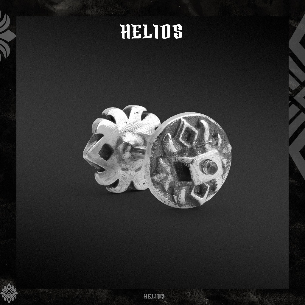 Ảnh Khuyên tai bạc S925 Lotus Tiny Bud Helios Silver Original 2