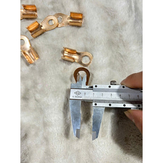 Đầu cos ắc quy đồng dẻo loại dày. Đầu kẹp dây ắc quy đồng dẻo.