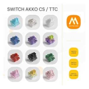 Bộ switch AKKO CS (Jelly Blue / Vintage White / Jelly White / Jelly Pink /Jelly Black/KTT)