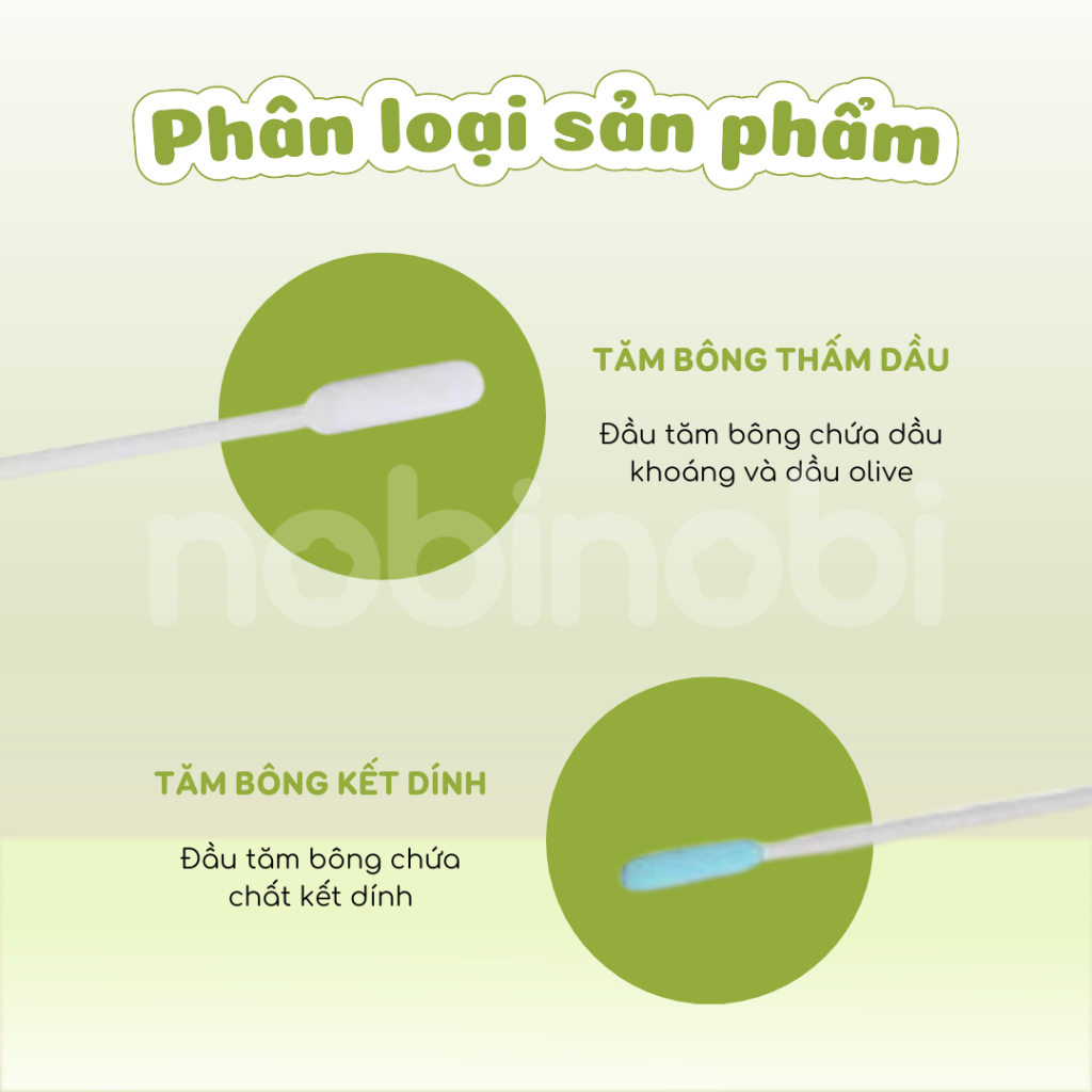 Tăm Bông SmartAngel Thấm Dầu & Kết Dính Làm Sạch Tai Cho Bé (60 cây x 1 gói)