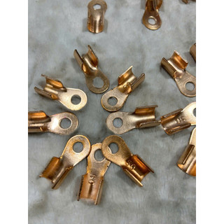 Combo 10 Đầu cos ắc quy đồng dẻo loại dày. Đầu kẹp dây ắc quy đồng dẻo.