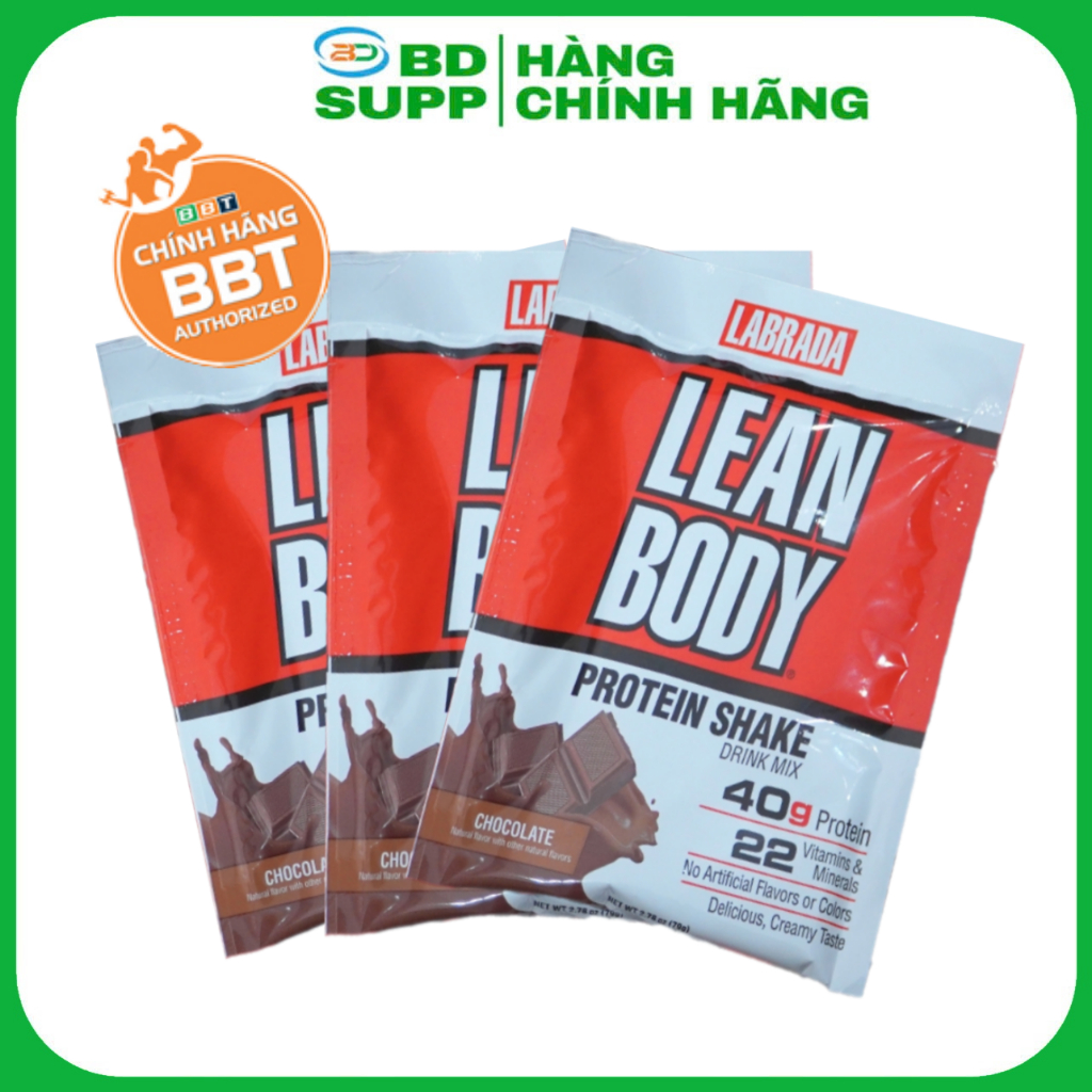 [Hàng BBT] Labrada Lean Body Gói 1 Serving 79G, Thay Thế Bữa Ăn, 40g ...
