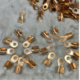 Đầu cos ắc quy đồng dẻo loại dày. Đầu kẹp dây ắc quy đồng dẻo.