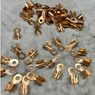 Đầu cos ắc quy đồng dẻo loại dày. Đầu kẹp dây ắc quy đồng dẻo.