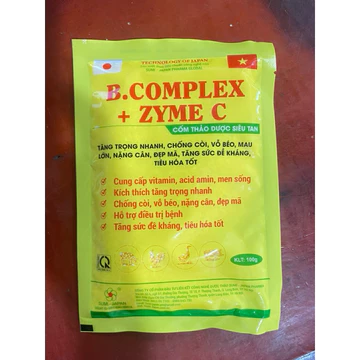[Giá Sốc] combo 5 2 1 100G Sumi B.Complex + Zyme C bổ sung men tiêu hoá và vitamin nhóm B C A cao cấp cho gà đá thú cảnh