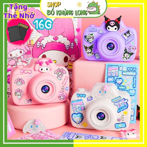 Máy Ảnh Kỹ Thuật Số Digital HD Mini Camara Trẻ Em Chụp Lấy Liền Cho Bé Trai Bé Gái Máy Ảnh Đồ Chơi Cho Trẻ BỐ KHỦNG LONG