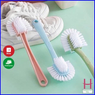 Bàn Chải Vệ Sinh Giày Dép 5 Mặt Đa Năng Với Đầu Lông Mềm Mại,Bàn Chải Đánh Giày Cầm Tay,Cọ Vệ Sinh Tiện Lợi { H ]