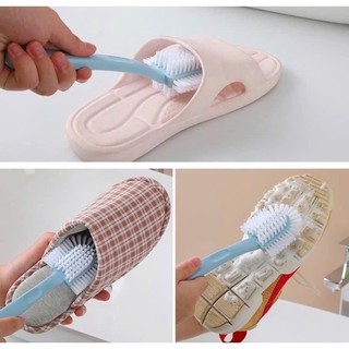 Bàn Chải Vệ Sinh Giày Dép 5 Mặt Đa Năng Với Đầu Lông Mềm Mại,Bàn Chải Đánh Giày Cầm Tay,Cọ Vệ Sinh Tiện Lợi { H ]