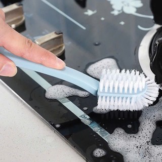 Bàn Chải Vệ Sinh Giày Dép 5 Mặt Đa Năng Với Đầu Lông Mềm Mại,Bàn Chải Đánh Giày Cầm Tay,Cọ Vệ Sinh Tiện Lợi { H ]