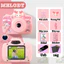 Máy Ảnh Kỹ Thuật Số Digital HD Mini Camara Trẻ Em Chụp Lấy Liền Cho Bé Trai Bé Gái Máy Ảnh Đồ Chơi Cho Trẻ BỐ KHỦNG LONG