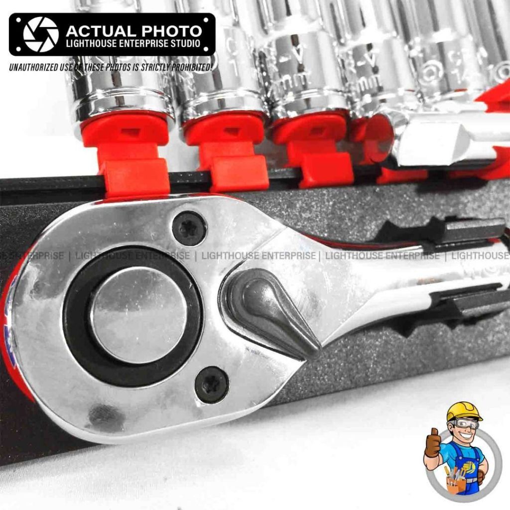 Bộ tuýp 12 chi tiết/ bộ 12 đầu vặn khẩu 1/2 inch WORKPRO WP202558 - Thép Cr-V cao cấp siêu bền - Hàng chuẩn chính hãng