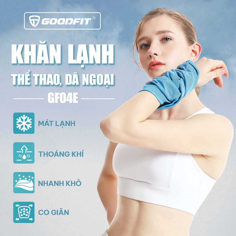 Khăn lạnh thể thao, khăn tập Gym, Yoga chính hãng Goodfit GF04E