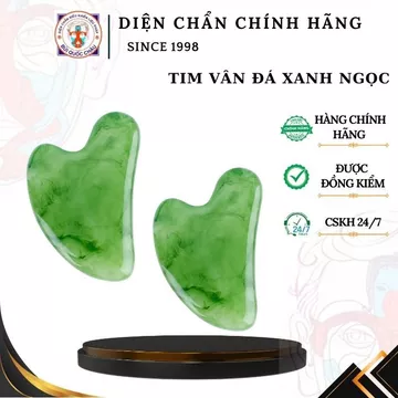 Dụng Cụ Massage ấn Huyệt Đá Xanh Ngọc Tim Đá, Ếch Đá, Én Đá, Lược, Ống Cạo Gió - Mát Xa Ấn Huyệt - Dụng Cụ Diện Chẩn