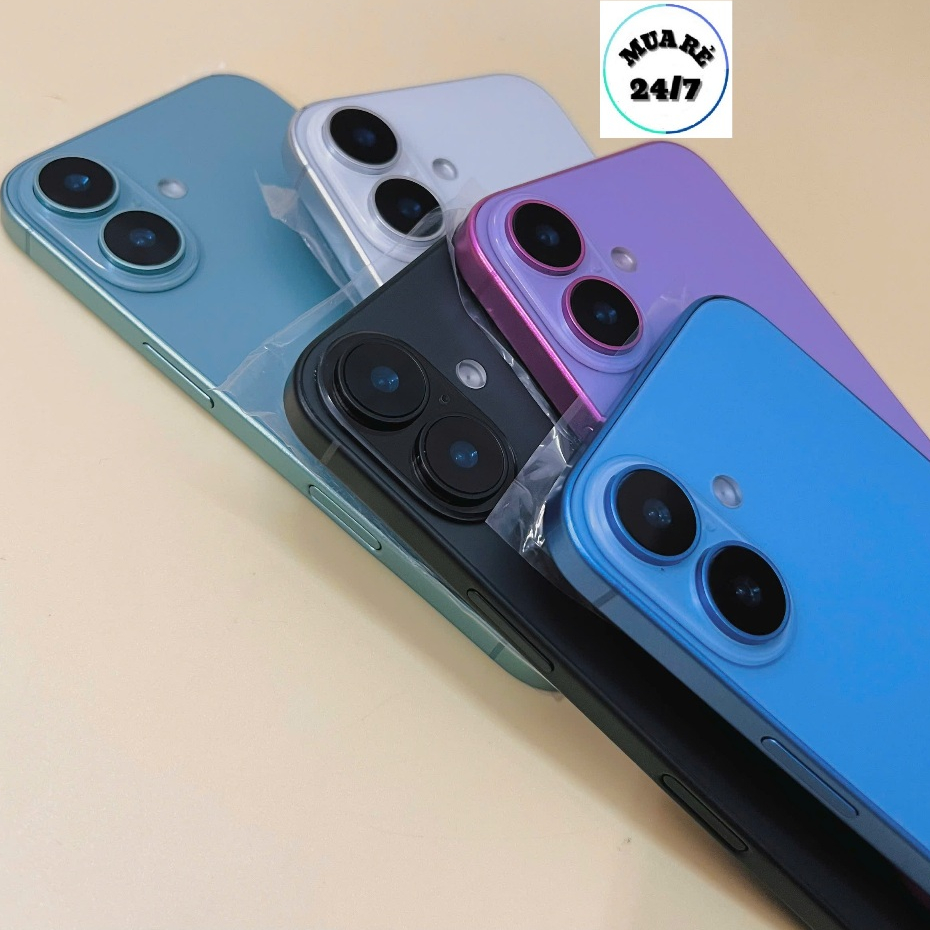 MÔ HÌNH TỈ LỆ 1:1 DEMO TRƯNG BÀY 16-16PLUS MÀU XANH LƯU LY, XANH KÉT, HỒNG, ĐEN, TRẮNG