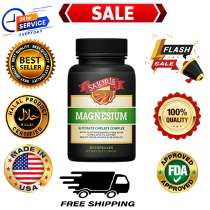 Magie glycat hóa,Magnesium Glycinate,Giảm căng thẳng thần kinh và co thắt cơ bắp và điều hòa giấcngủ