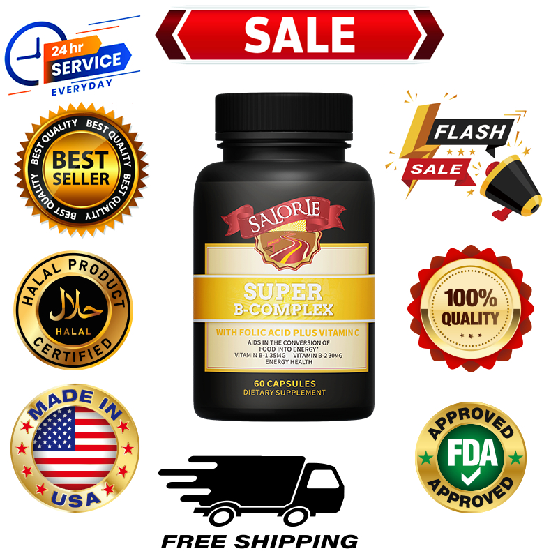 Vitamin B, bao gồm B12, B1, B2, hỗ trợ sức khỏe miễn dịch, hỗ trợ năng lượng và giảm đau hệ thần kin