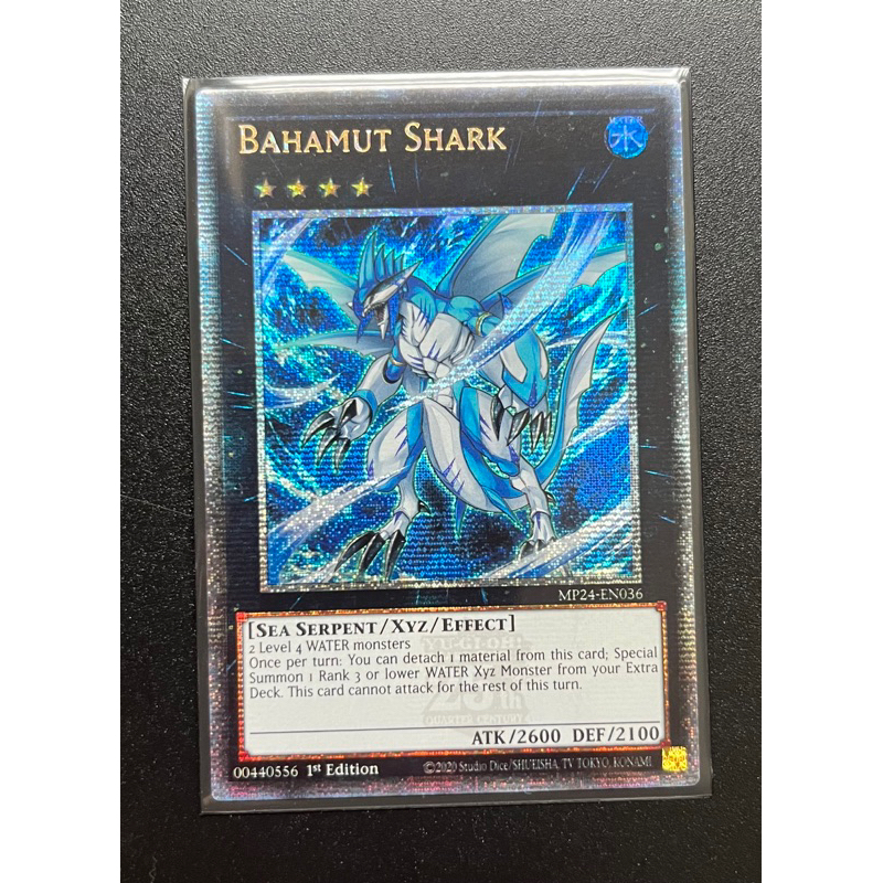 YMS - [Th bi Yugioh] - [TCG-UK] - MP24-EN036 - Bahamut Shark - Quarter  Century Rare 1st Edition | Shopee Vit Nam