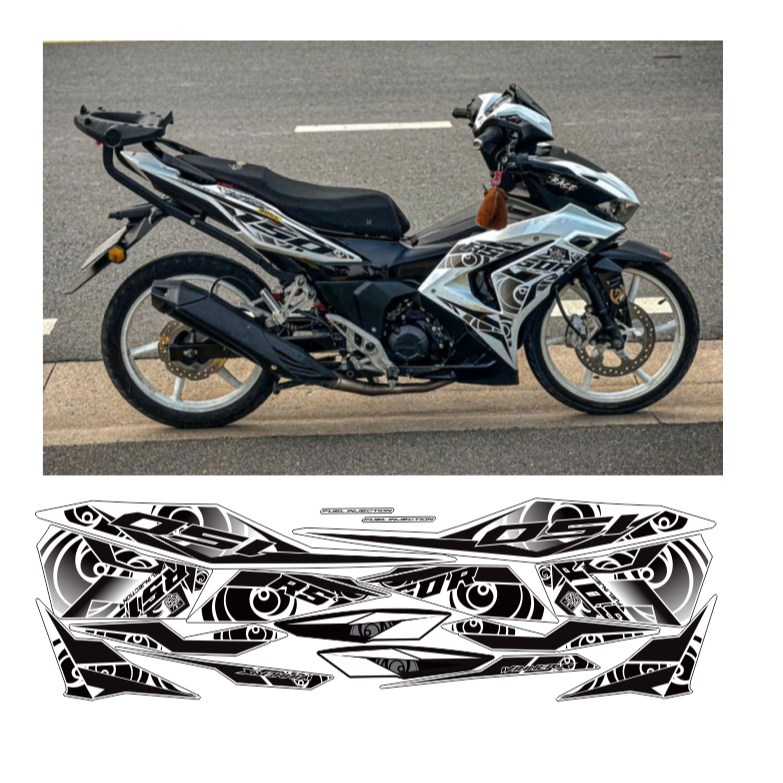 tem rời winner x v3 cao cấp chất liệu in 3 lớp PPF chống nước không phai màu NHÃN DÁN DECAL.