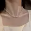 Vòng cổ ngọc trai nhân tạo trơn kiểu dáng đơn giản sang trọng