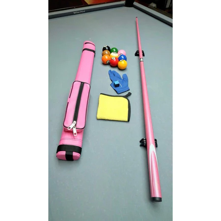 Cơ bida Lỗ phủ carbon Gramax Hồng, đầu cơ nâng cấp tẩy kính | Cơ bida GramaX Pink hàng mới về