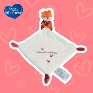 Khăn Xoa Dịu Doudou Chất Liệu Mềm Mại Cho Bé - Mots D'enfants