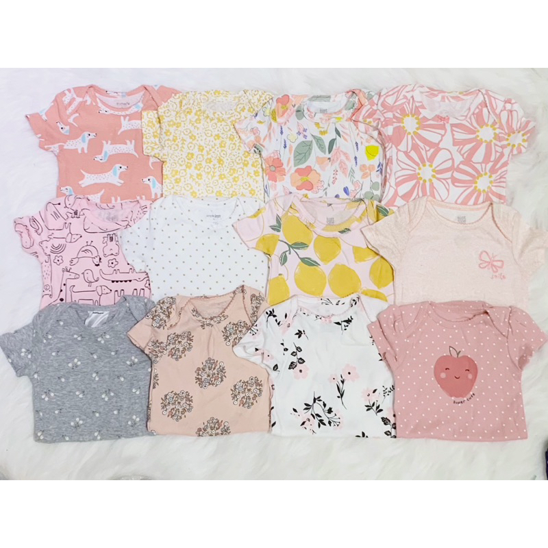 [MD201]❤️0-3M-BÉ GÁI LINK 1❤️ Body chip/ áo liền thân ngắn tay c.a.r.t.e.r bé gái xuất xịn 3-5,5kg