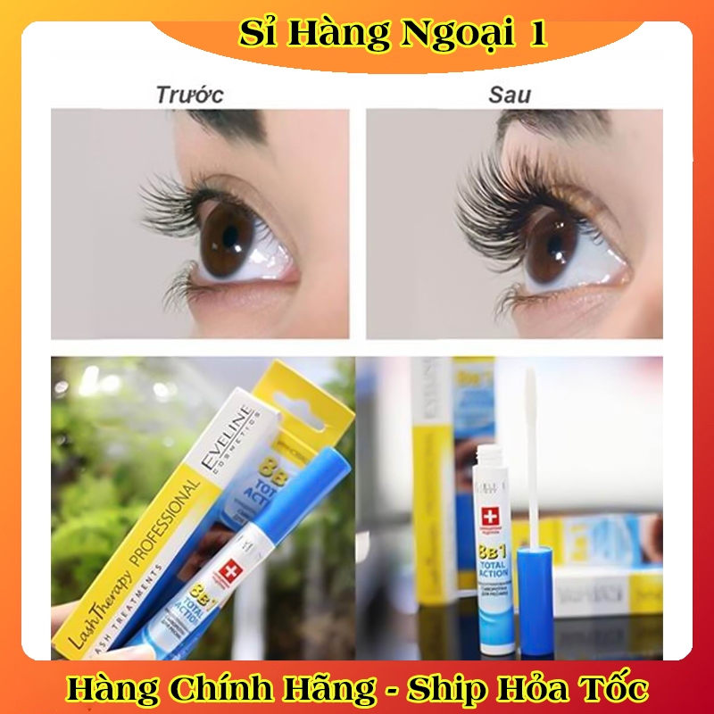 Tinh Chất Dưỡng Mi Eveline 8in1 Total Action Lash Therapy Professional 10ml