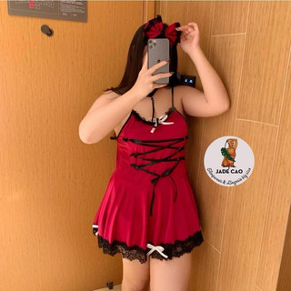 COSPLAY MAID KÈM CHOKER KHIÊU GỢI BIG SIZE