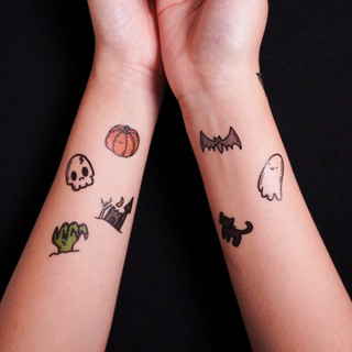 [Spooky Collection] Set Hình Xăm Dán Tạm Thời Chống Nước Dính Dính