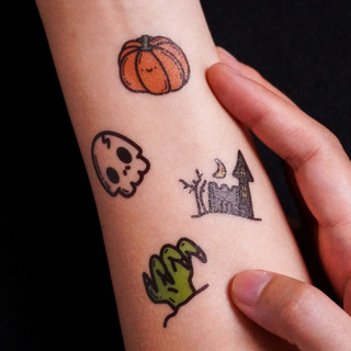 [Spooky Collection] Set Hình Xăm Dán Tạm Thời Chống Nước Dính Dính