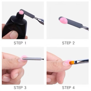 Cọ đắp gel 2 đầu - cọ chải sơn , đắp gel gôm , chùi lem viền 3 trong 1