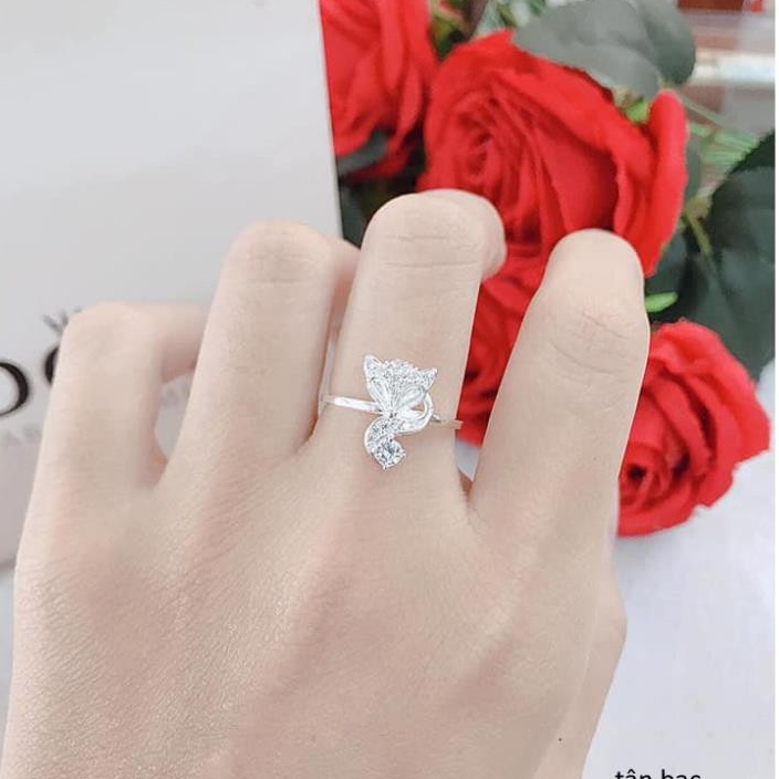 nhẫn hồ ly , cải thiện tình duyên , tài lộc , nữ đeo rất sang chảnh