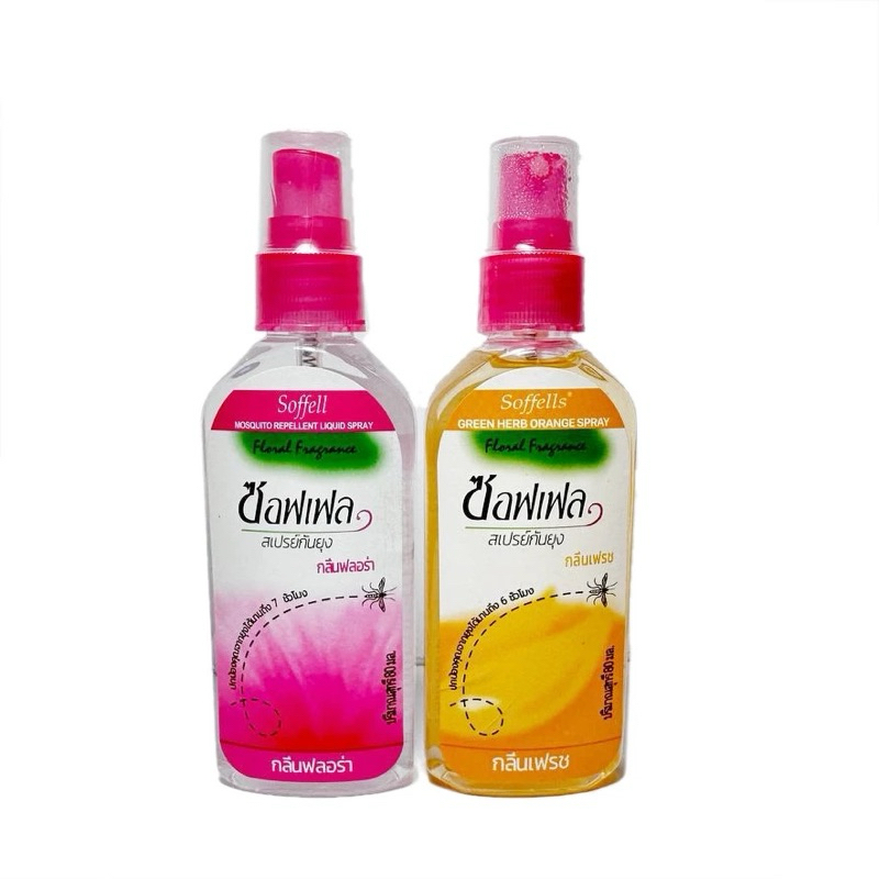 Soffell chống muỗi dạng xịt và kem bôi 60ml Thái Lan