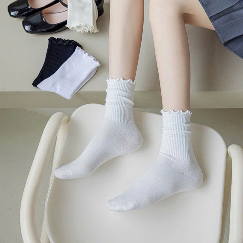 TẤT CỔ BÈO COTTON NAM NỮ HÓT HÍT