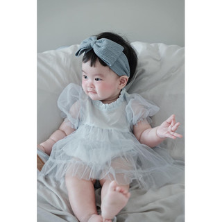 Turban nơ vải nhập Hàn