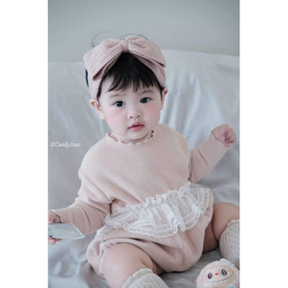 Turban nơ vải nhập Hàn