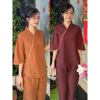 Nhật Trơn Nữ # Đồ Lam Đi Chùa